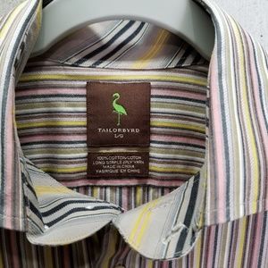 TAILORBRYD Size L. Button Down Long Sleeve Shirt